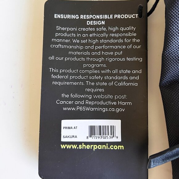 NWT Sherpani Prima AT Anti Theft Crossbody - Picture 4 of 12